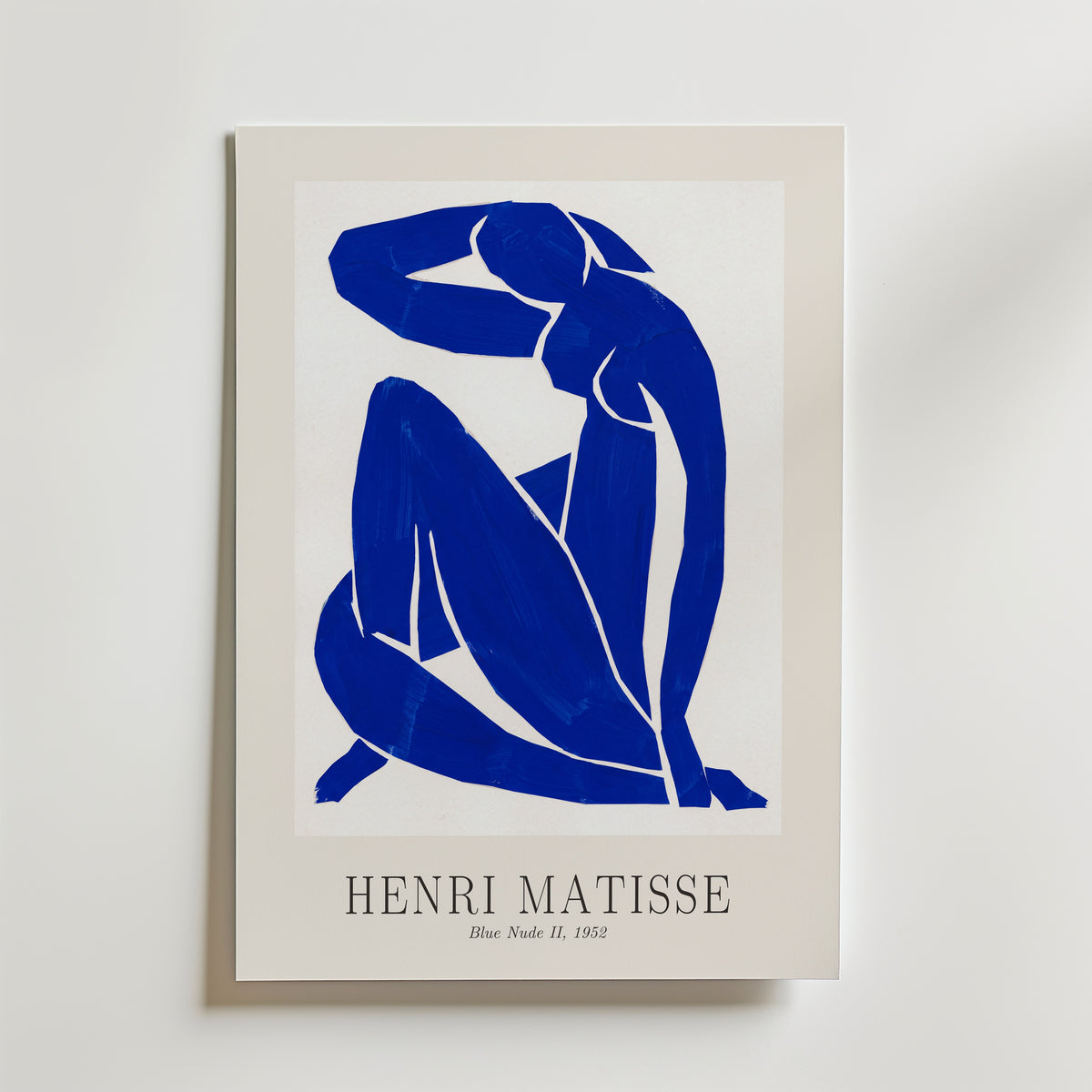 Henri Matisse Blue Nude II 1952 Poster – med passepartout