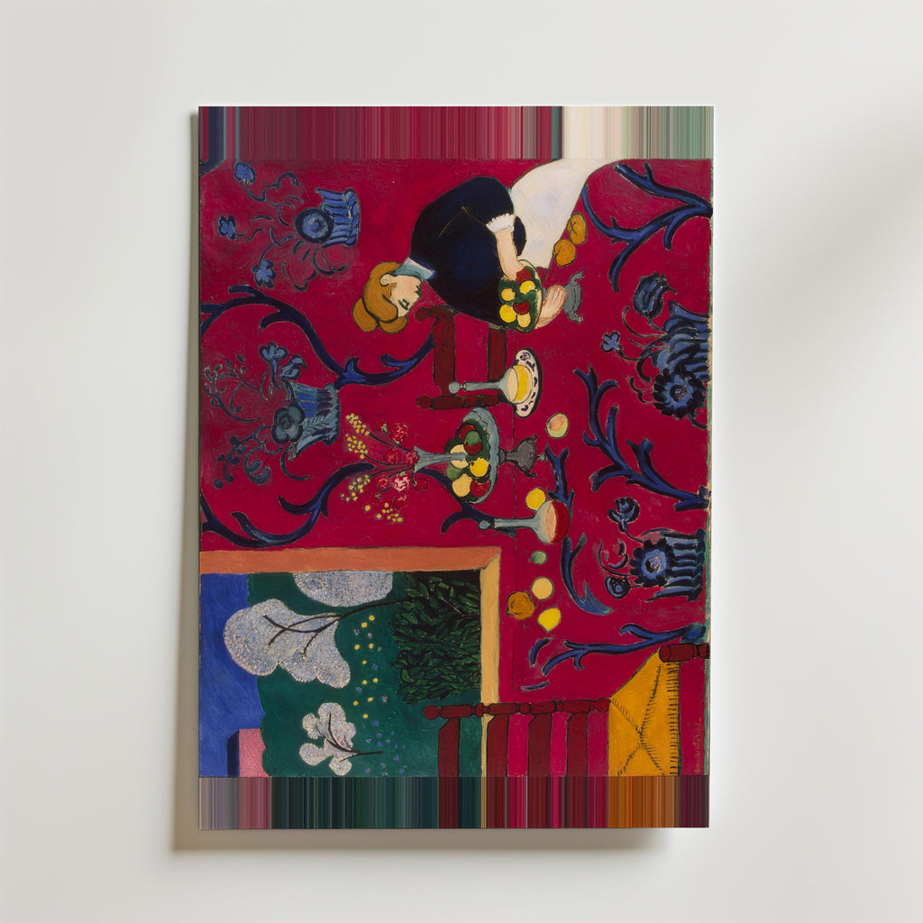 Henri Matisse Harmony in Red 1908 Poster – canvas utan passepartout