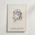 Henri Matisse Lady with Flowers Poster – med passepartout