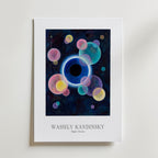 Wassily Kandinsky Night Circles Poster – med passepartout