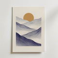 Indigo Mountains Poster – utan passepartout