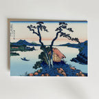 Katsushika Hokusai Lake Suwa in Shinano Province 1831 Poster – utan passepartout