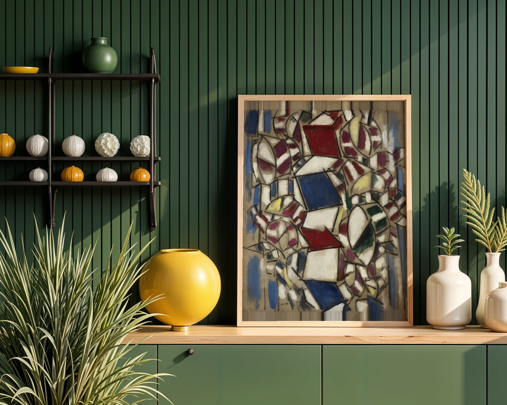 Fernand Leger Contrast of Forms 1913 Poster – i rum 1