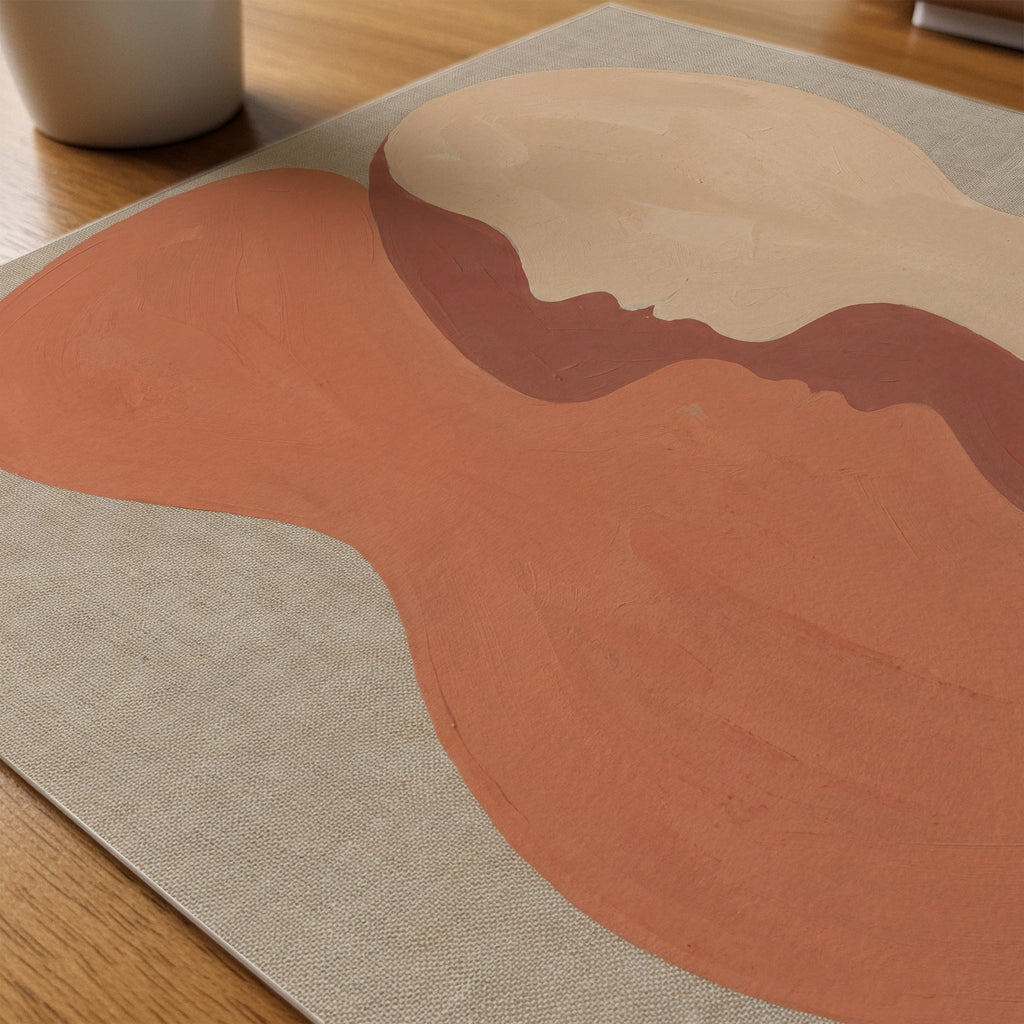 Abstract Kiss Poster – närbild på papper