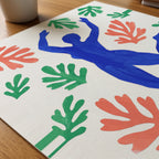 Henri Matisse Blue Dancer Poster – närbild på papper