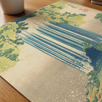 Katsushika Hokusai Yoro Waterfall in Mino Province 1832 Poster – närbild på papper