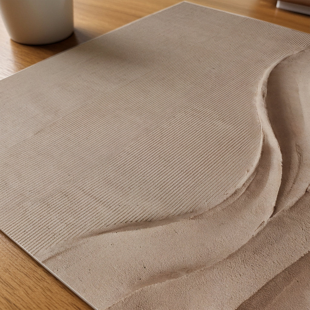 Plaster Waves Poster – närbild på papper