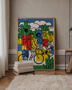 Fernand Leger The Cyclists Poster – i rum 2