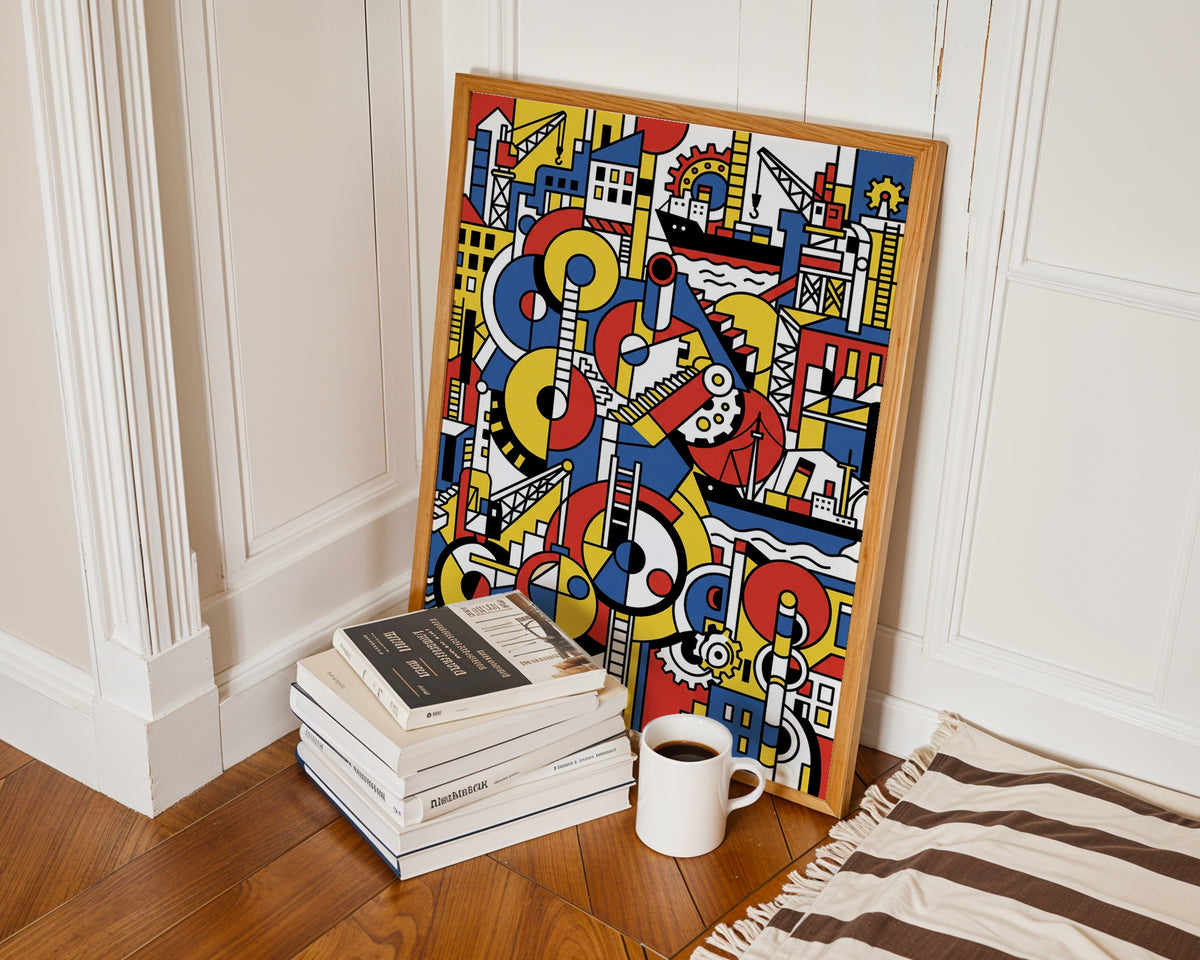 Fernand Leger The Port City Poster – i rum 2