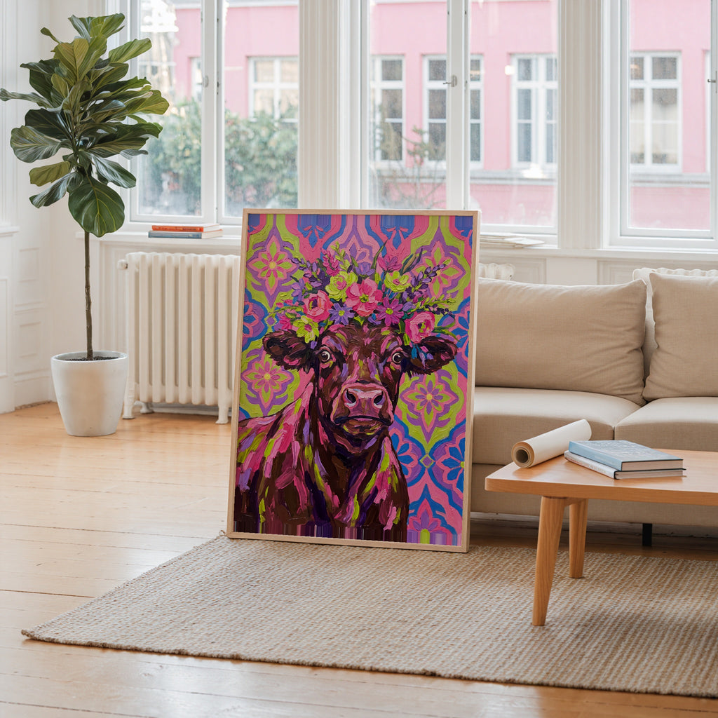 Flower Bull Poster – i rum 2