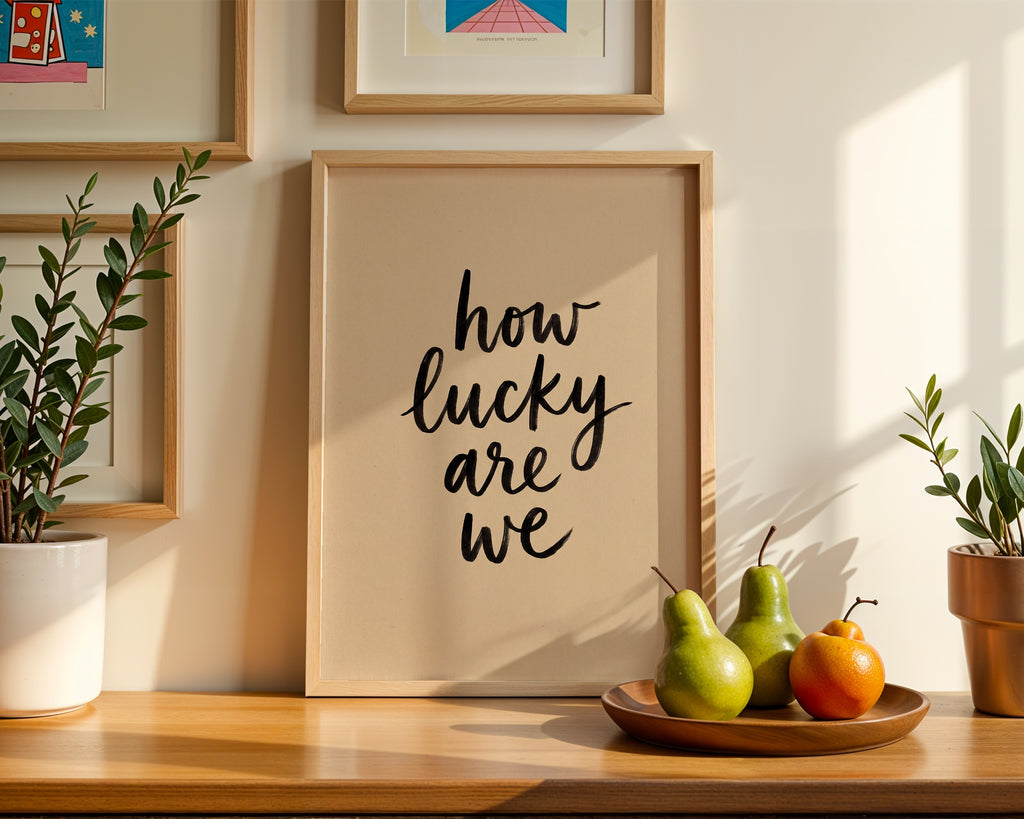 How Lucky Are We Poster – i rum 2