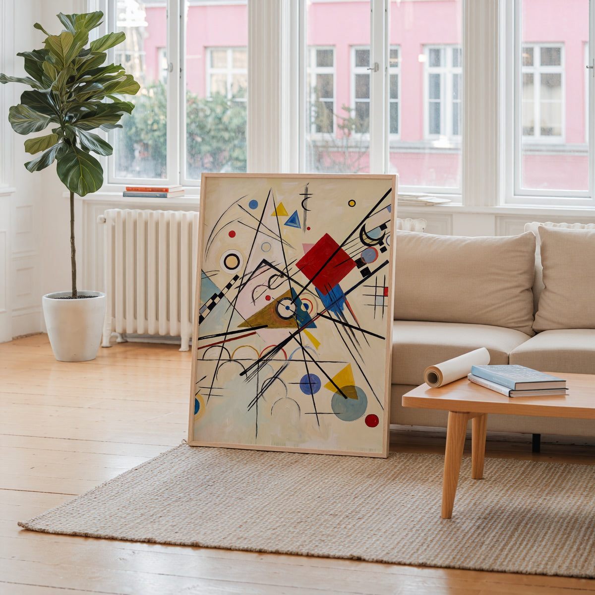 Wassily Kandinsky Lines on White Poster – i rum 2