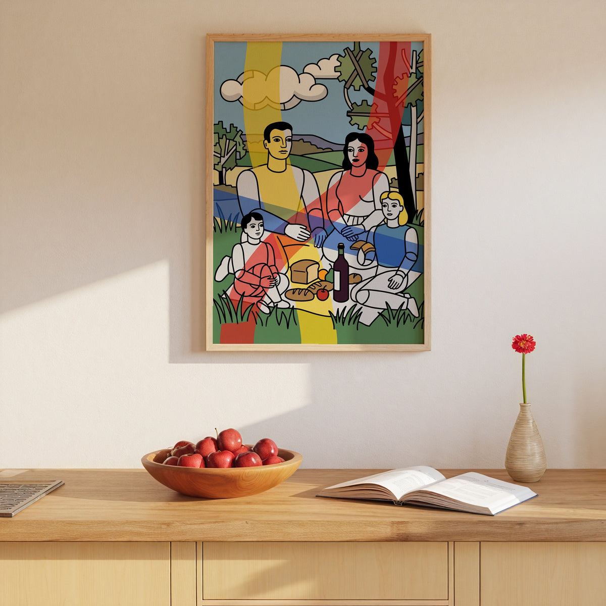 Fernand Leger Country Picnic Poster – i rum 3