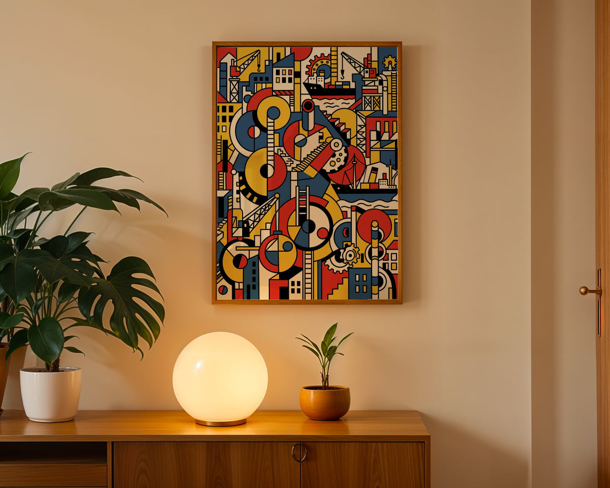 Fernand Leger The Port City Poster – i rum 3