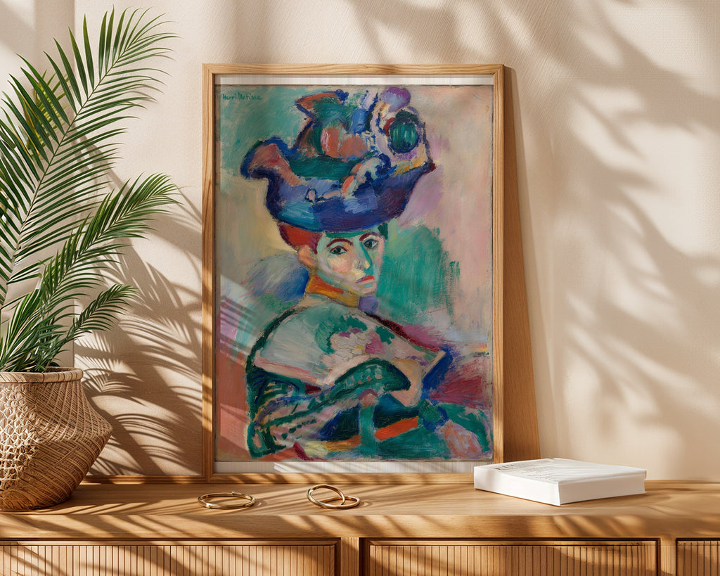 Henri Matisse Woman with a Hat 1905 Poster – i rum 3