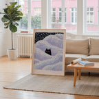 Hidden Cat Snowdrift Poster – i rum 3
