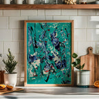 Sonia Tondkar Turkos Rytm Poster – i rum 4