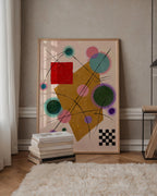 Wassily Kandinsky Red Accent Poster – i rum 3