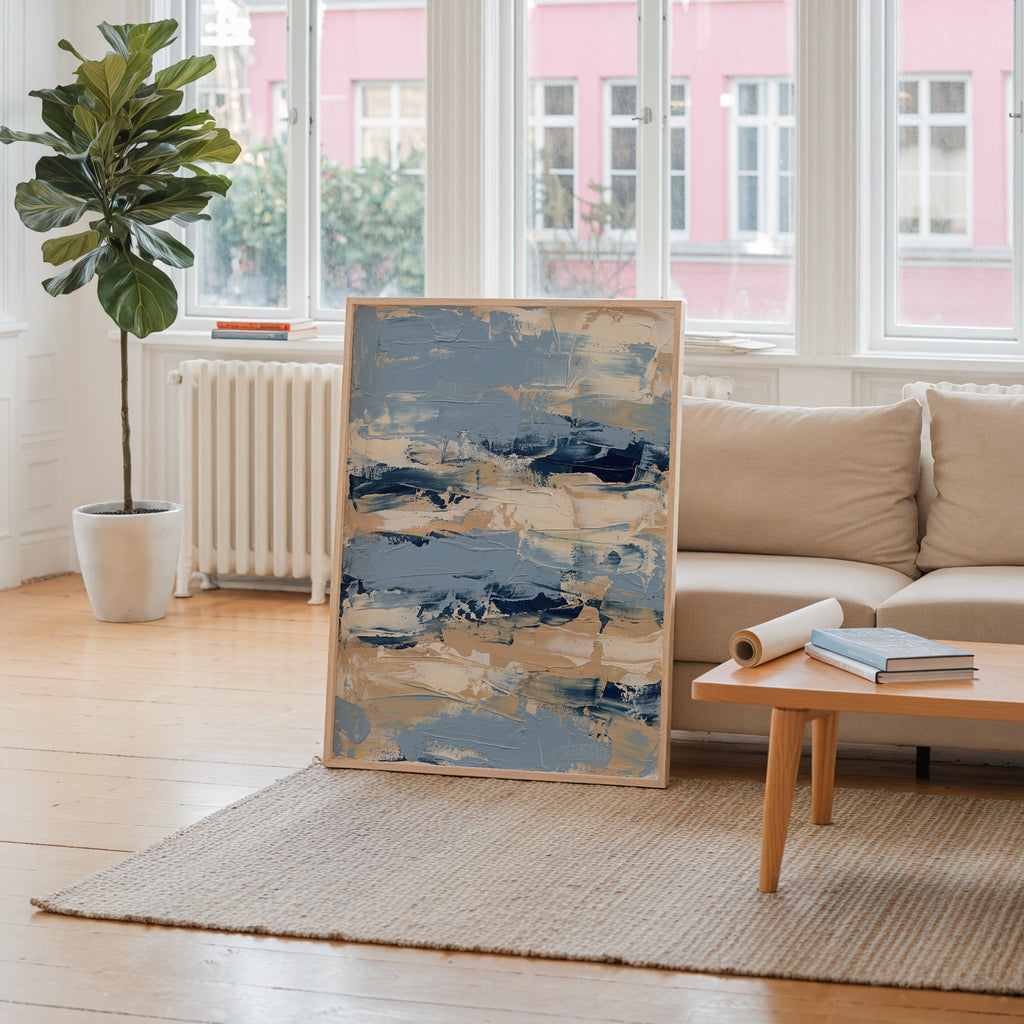 Coastal Strokes Poster – i rum 4