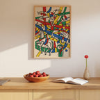 Fernand Leger The Acrobats Poster – i rum 4