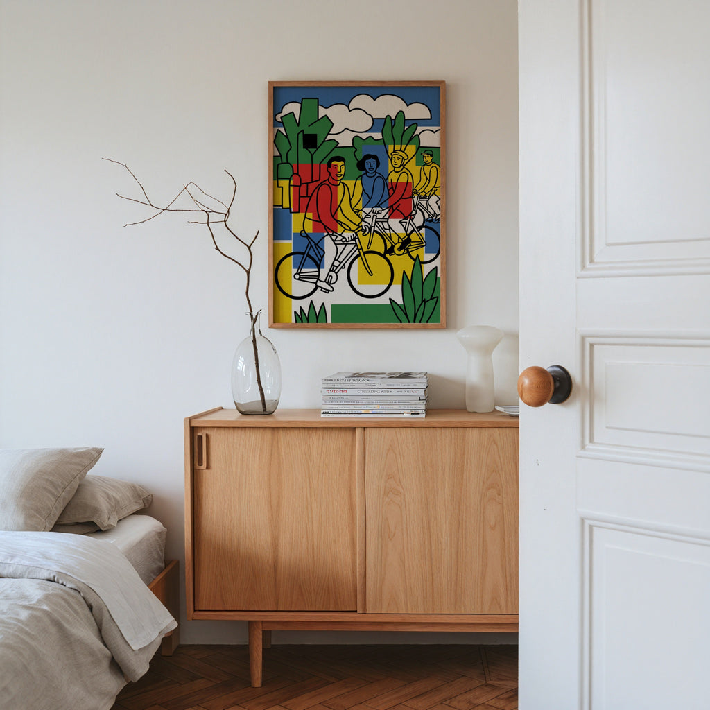 Fernand Leger The Cyclists Poster – i rum 4