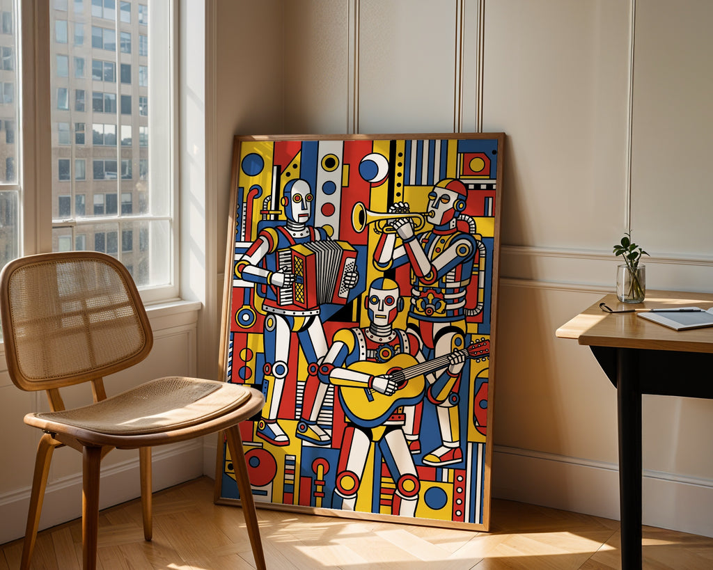 Fernand Leger The Musicians Poster – i rum 4