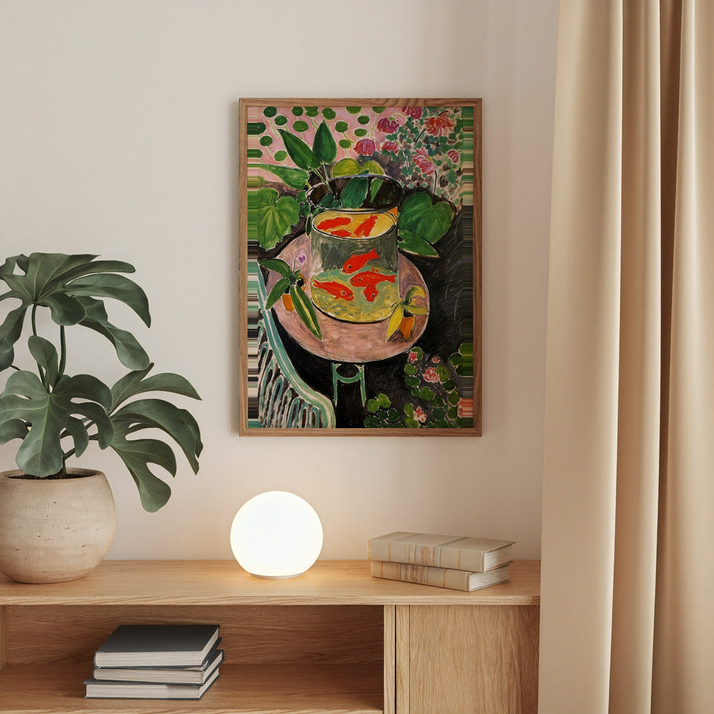 Henri Matisse Goldfish 1912 Poster – i rum 4