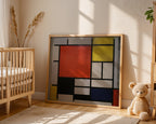 Piet Mondrian Composition with Large Red Plane 1921 Poster – i rum 2