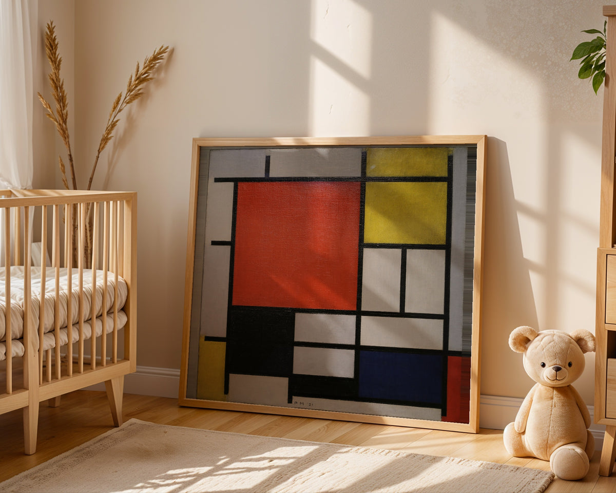 Piet Mondrian Composition with Large Red Plane 1921 Poster – i rum 2
