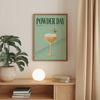 Powder Day Champagne Poster – i rum 4