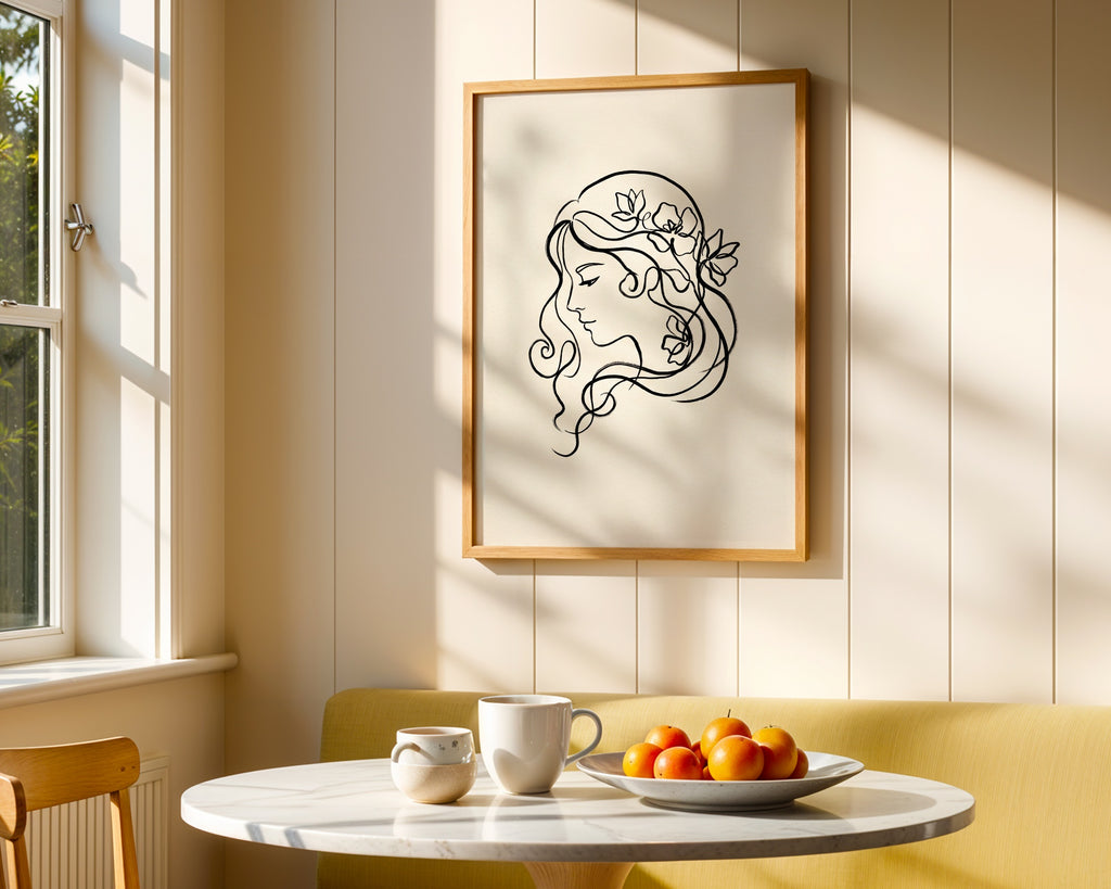 Henri Matisse Lady with Flowers Poster – i rum 5