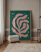 Henri Matisse Pink Algae Poster – i rum 5