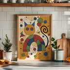 Wassily Kandinsky Geometric Cat Poster – i rum 5