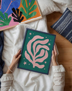 Henri Matisse Pink Algae Poster – två posters i rum 1