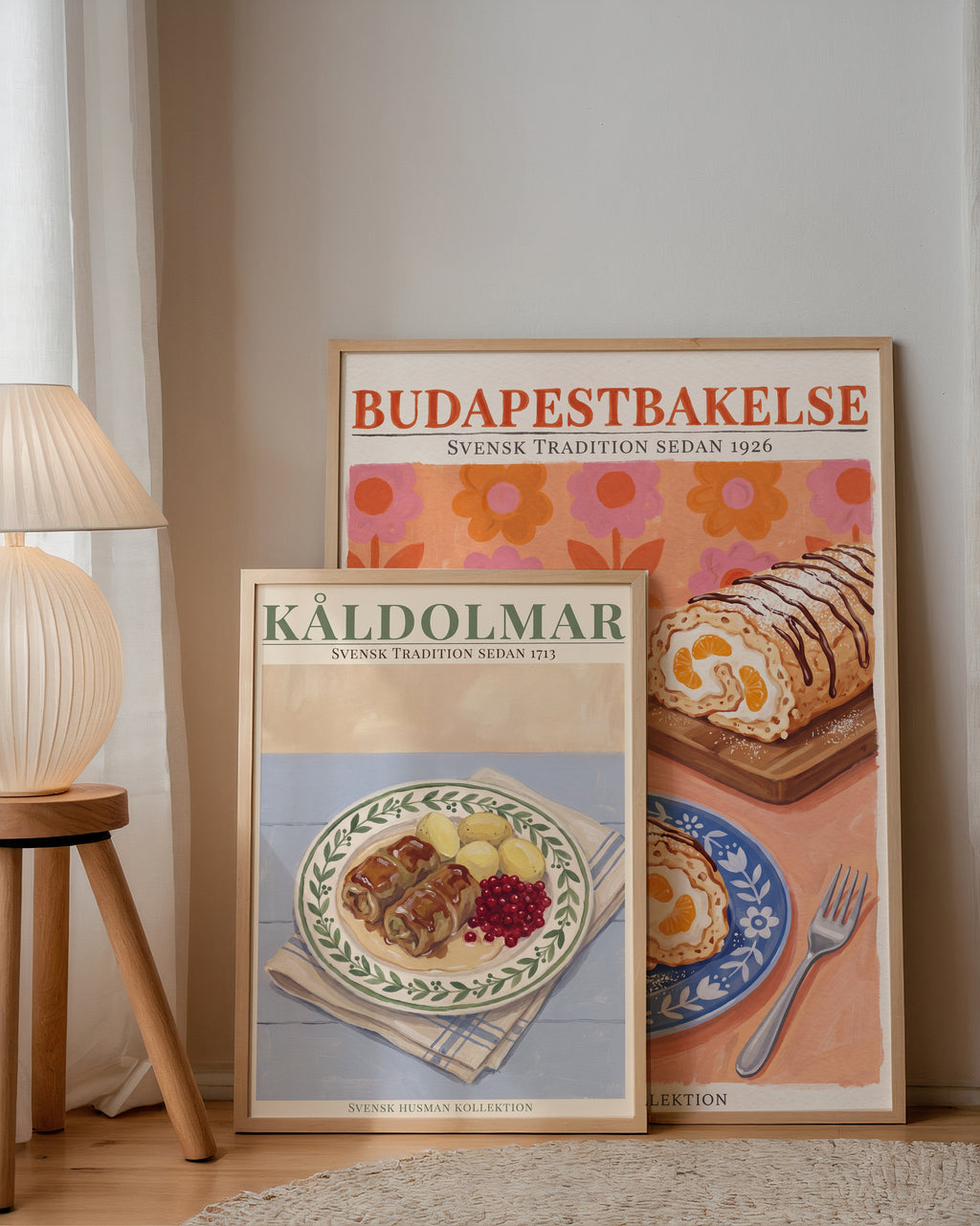 Kåldolmar Poster – två posters i rum 2