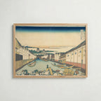 Katsushika Hokusai Nihonbashi in Edo 1831 Poster – ekram