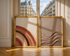 Plaster Waves Poster – två posters i rum 1