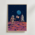 Moonwalk Poster – canvas utan passepartout