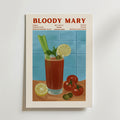 Bloody Mary Cocktail – stilfullt konsttryck från Bozetto, tryckt på matt finpapper