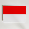 Indonesia National Flag Poster – modern konst och stilren konsttryck för hemmet hos Bozetto