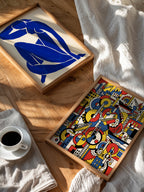 Fernand Leger The Port City Poster – två posters i rum 2