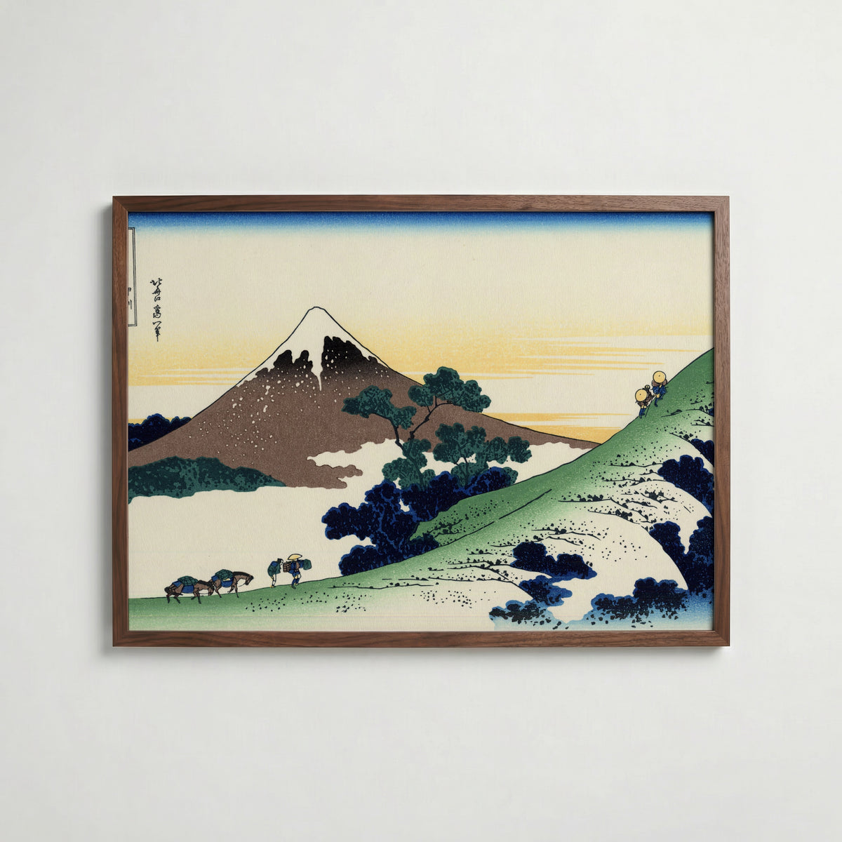 Katsushika Hokusai Inume Pass 1831 Poster – valnötsram