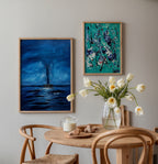 Sonia Tondkar Nattsegling Poster – två posters i rum 3
