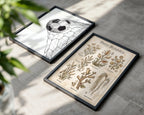 Pasta Botanica Poster – två posters i rum 2