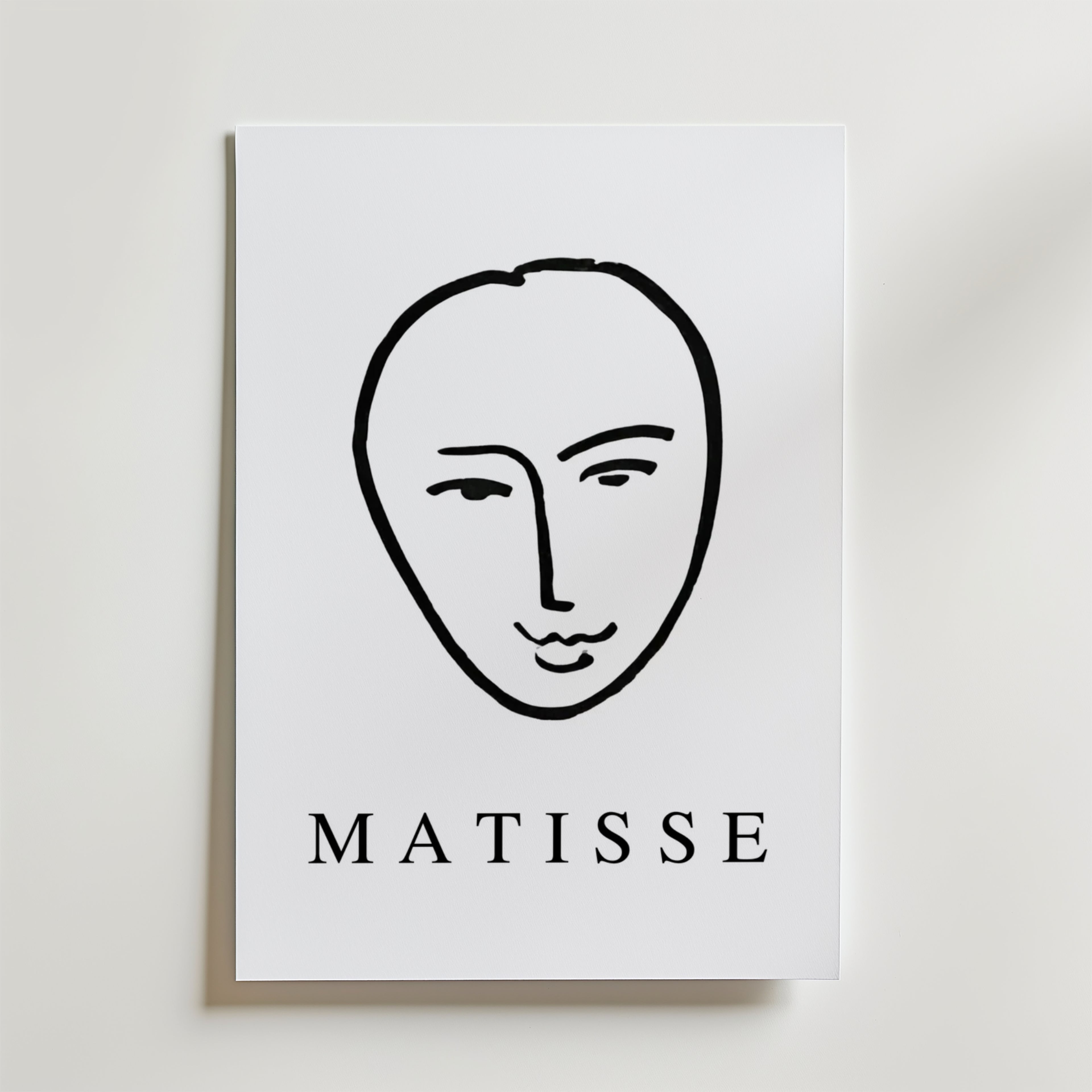 Minimal Matisse – stilfullt konsttryck från Bozetto, tryckt på matt finpapper i hög tryckkvalitet