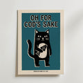 Oh For Cod's Sake Poster – canvas utan passepartout