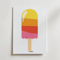 Tropical Ice Cream – stilfullt konsttryck från Bozetto, tryckt på matt finpapper