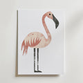 Pink Flamingo – stilfullt konsttryck från Bozetto, tryckt på matt finpapper i hög tryckkvalitet