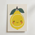 Smiling Lemon – stilfullt konsttryck från Bozetto, tryckt på matt finpapper i hög tryckkvalitet