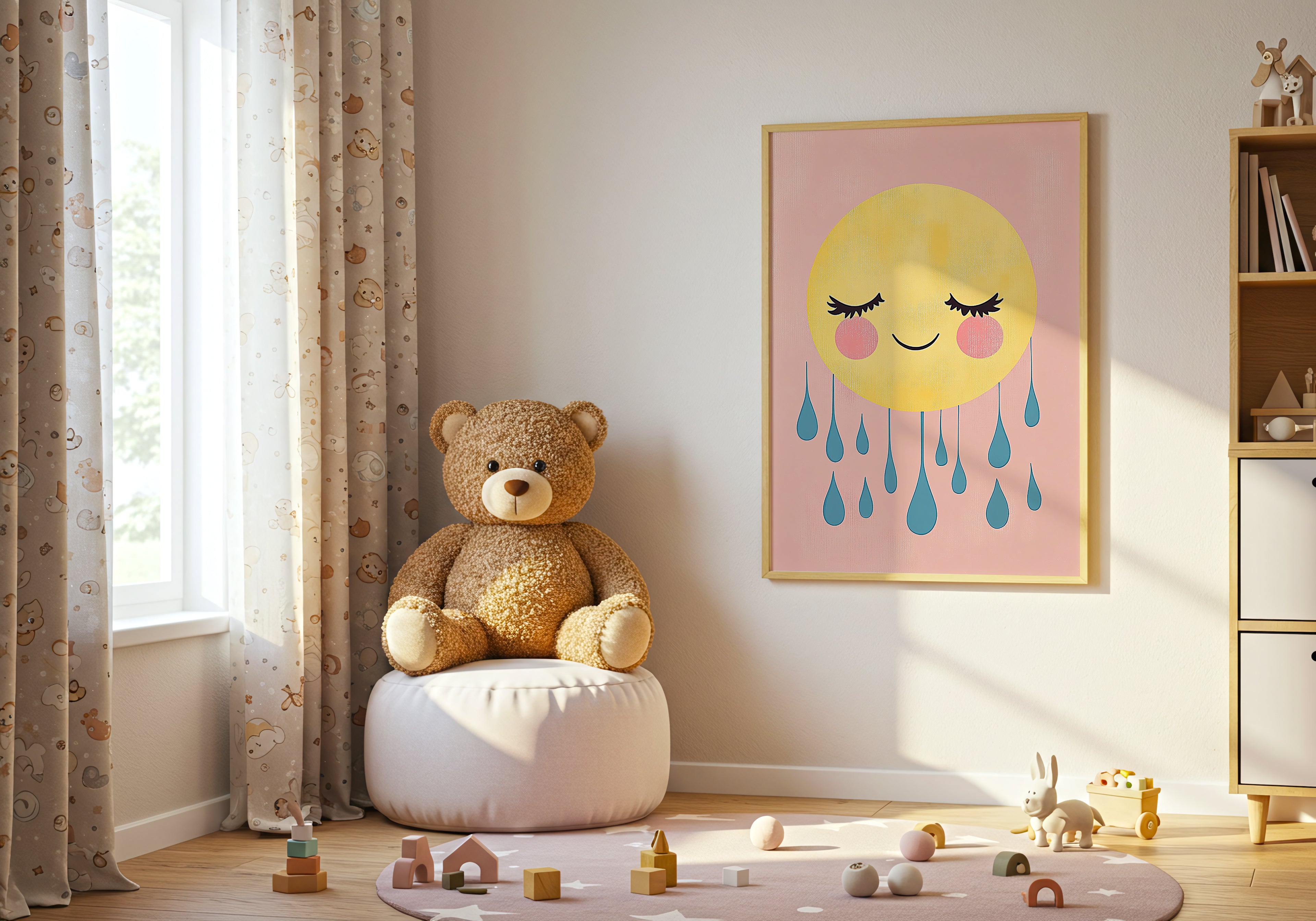 Sunny Smiles poster visad rakt fram – Bozetto affisch i hög tryckkvalitet i hög tryckkvalitet